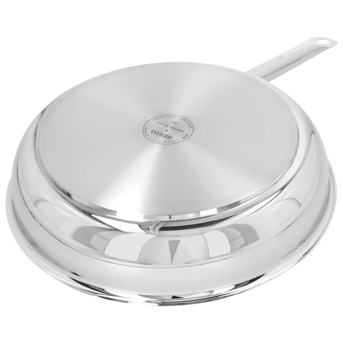 Demeyere Bratpfanne 32 Cm, 18/10 Edelstahl, Silber-Schwarz 5 Demeyere Bratpfanne 32 Cm, 18/10 Edelstahl, Silber-Schwarz – Bild 3