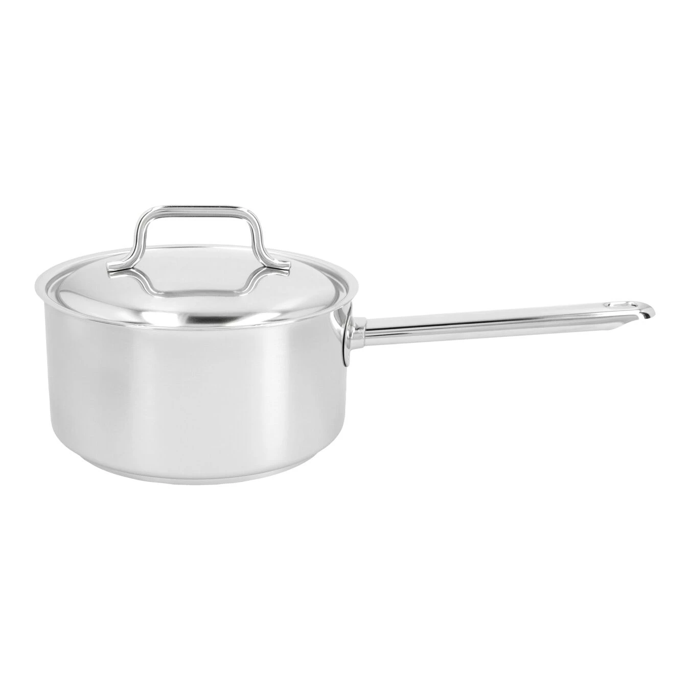 Demeyere Stieltopf Mit Deckel 18 Cm, 18/10 Edelstahl, Silber 3 Demeyere Stieltopf Mit Deckel 18 Cm, 18/10 Edelstahl, Silber